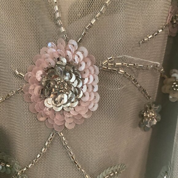 Adrianna Papell AP1E210246 - Beaded Illusion Neckline Gown - Picture 4 of 7